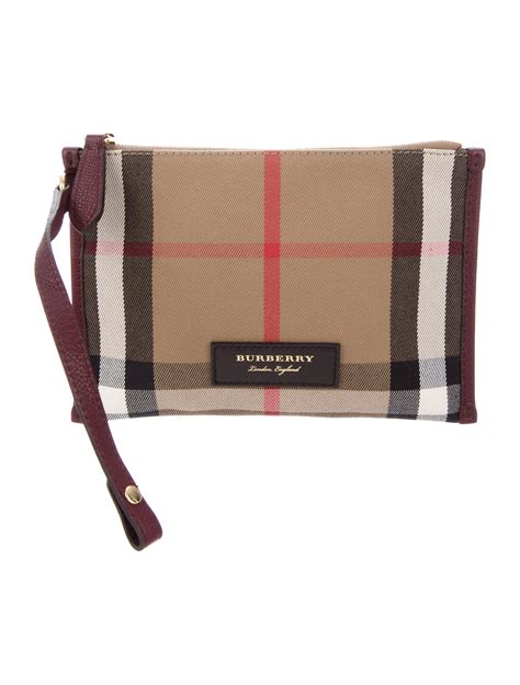 burberry haymarket small wristlet 148.50